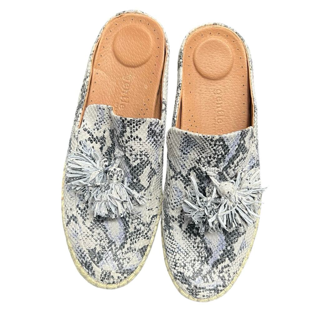 Gentle Souls snakeskin espadrille size 8.5